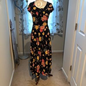 Floral Chaps Dress